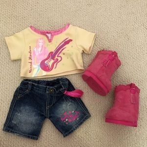 Rare Build a Bear Hannah Montana Outfit